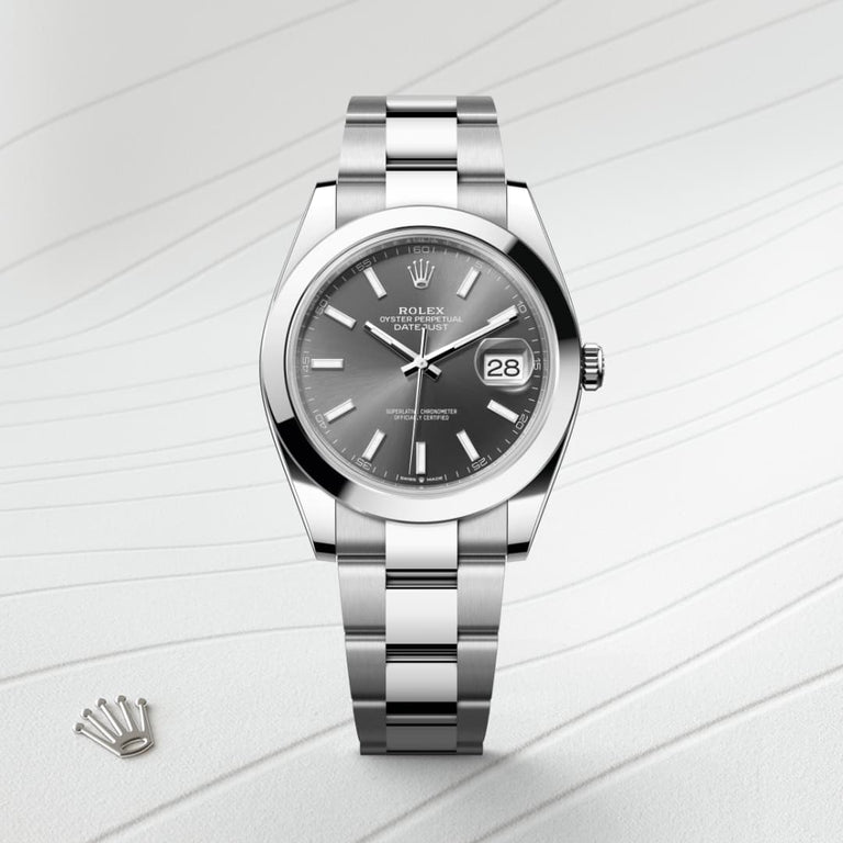 Rolex Datejust 41 in Oystersteel, M126300-0007 - Mallory Jewellers