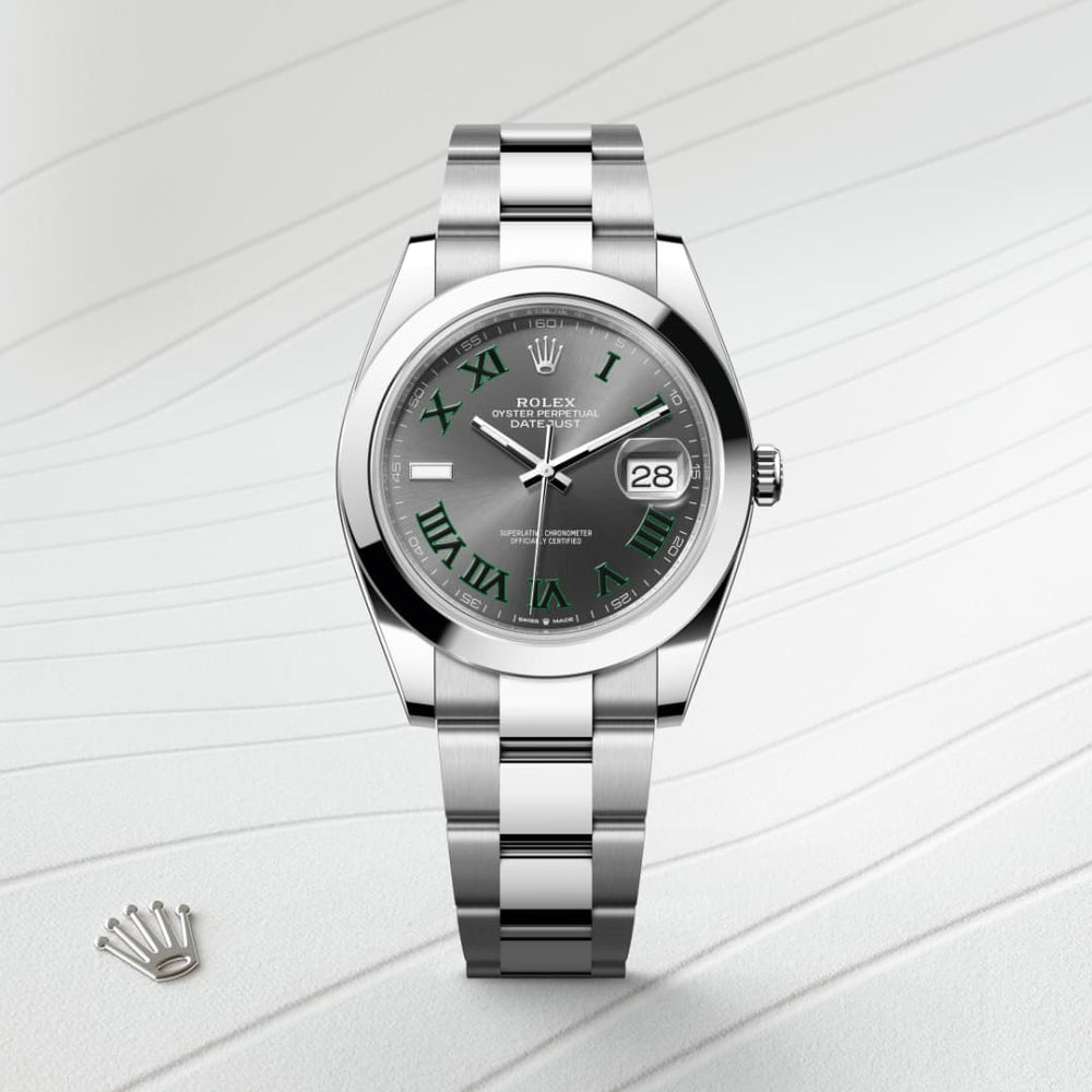 Rolex Datejust 41 in Oystersteel, M126300-0013 - Mallory Jewellers