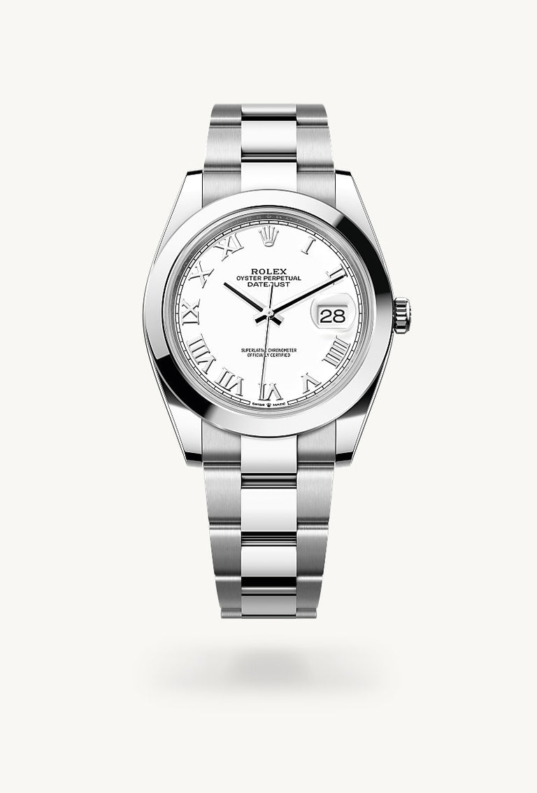 Rolex Datejust 41 in Oystersteel, M126300-0015 - Mallory Jewellers