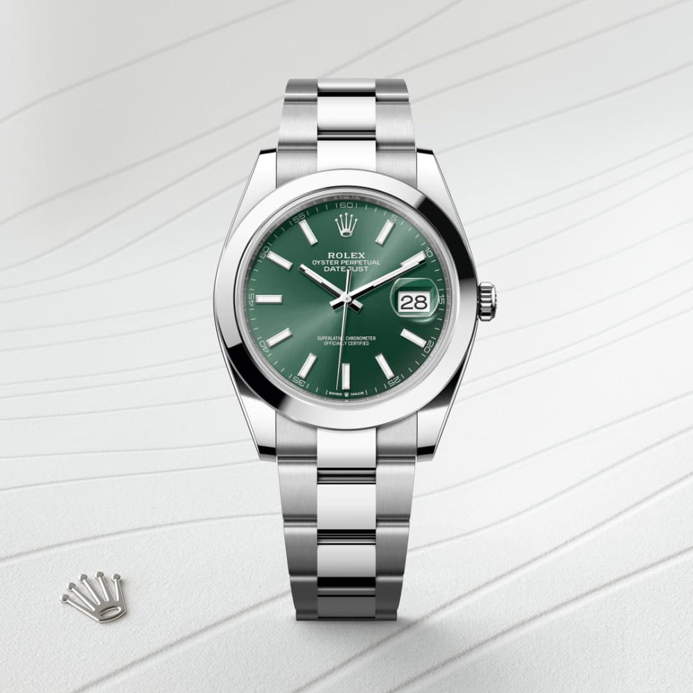 Rolex Datejust 41 in Oystersteel, M126300-0019 - Mallory Jewellers