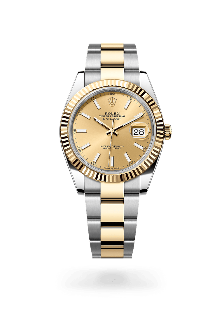Rolex Datejust 41 in 18 ct Oystersteel and yellow gold, M126333-0009 - Mallory Jewellers