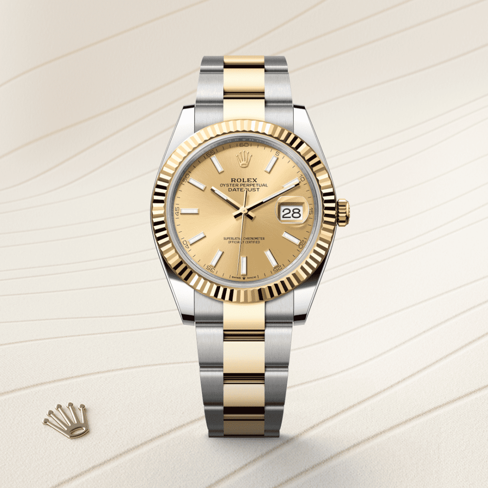 Rolex Datejust 41 in 18 ct Oystersteel and yellow gold, M126333-0009 - Mallory Jewellers