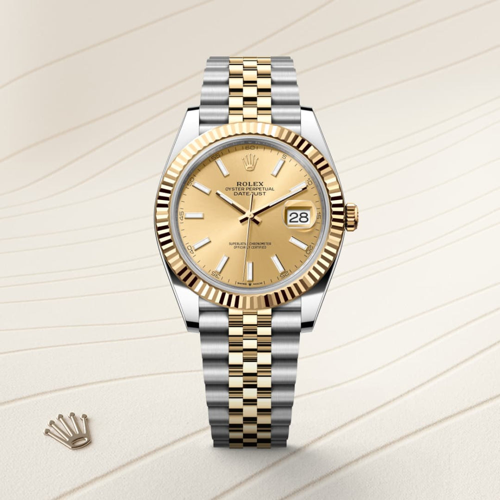 Rolex Datejust 41 in Yellow Rolesor, M126333-0010 - Mallory Jewellers