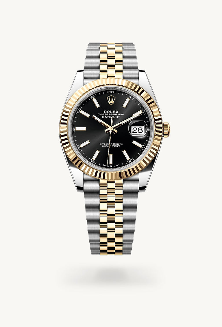 Rolex Datejust 41 Yellow Rolesor, M126333-0014 - Mallory Jewellers