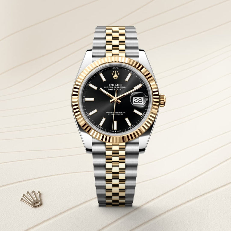 Rolex Datejust 41 Yellow Rolesor, M126333-0014 - Mallory Jewellers