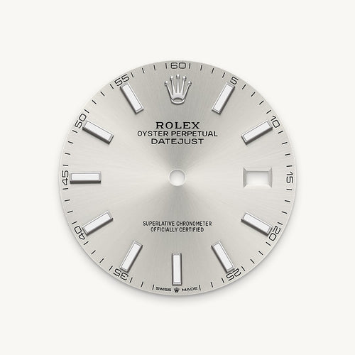 Silver dial