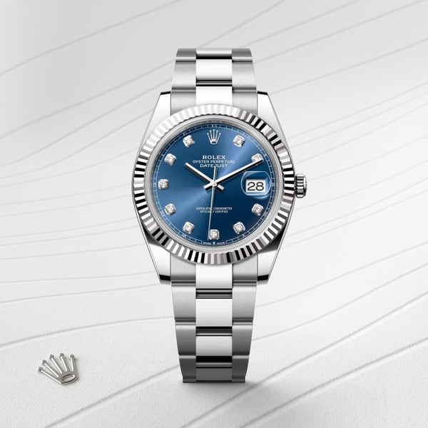 Rolex Datejust 41 in White Rolesor, M126334-0015 - Mallory Jewellers