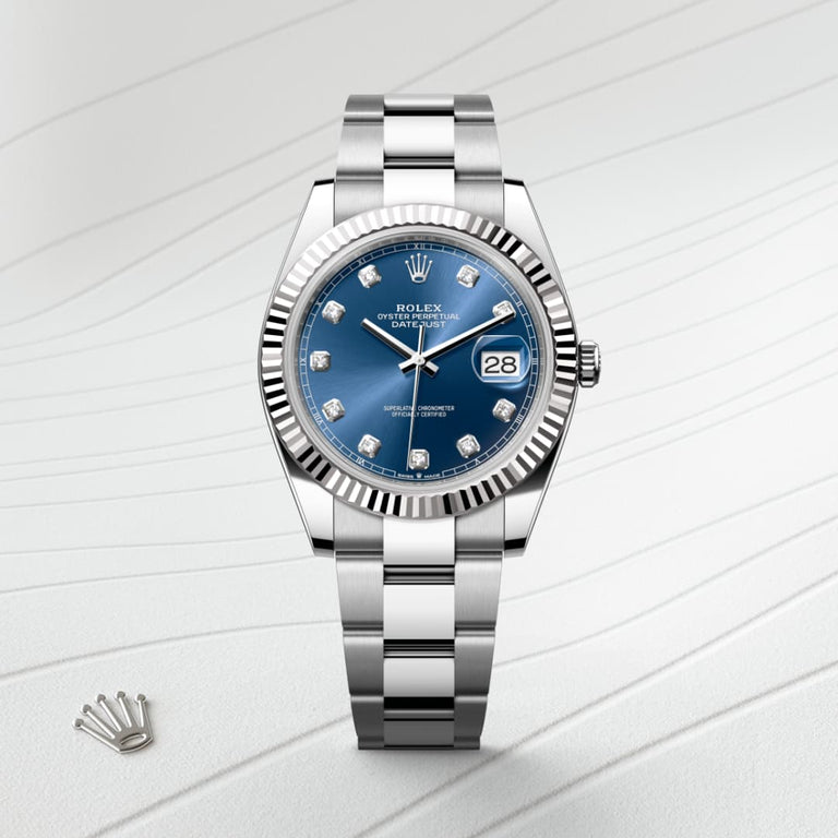 Rolex Datejust 41 in White Rolesor, M126334-0015 - Mallory Jewellers