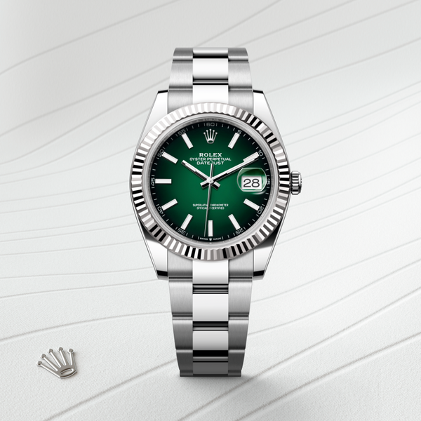 Rolex Datejust 41 in Oystersteel, M126334-0033 - Mallory Jewellers