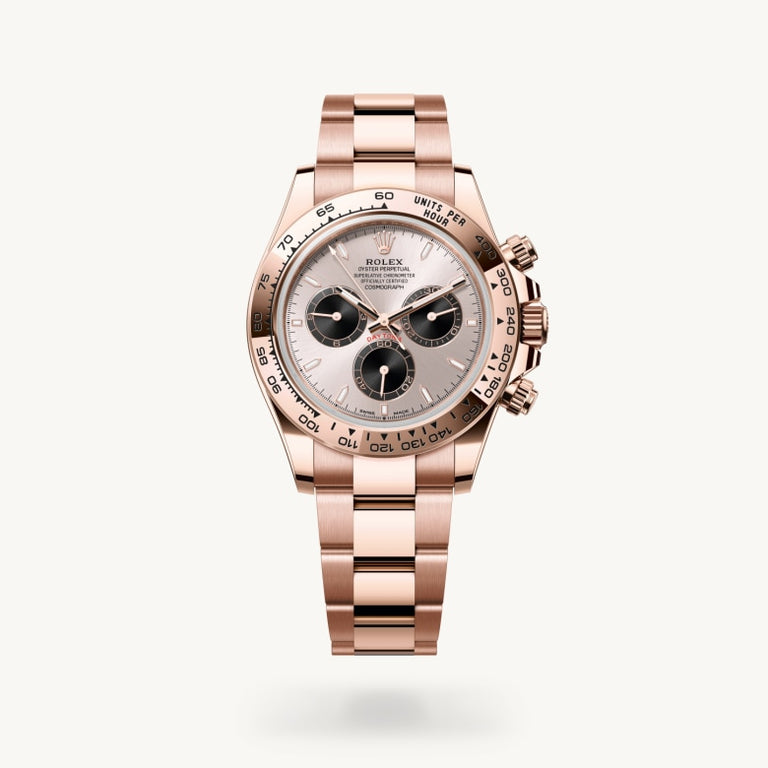 Rolex Cosmograph Daytona in 18 ct Everose gold, M126505-0003 - Mallory Jewellers
