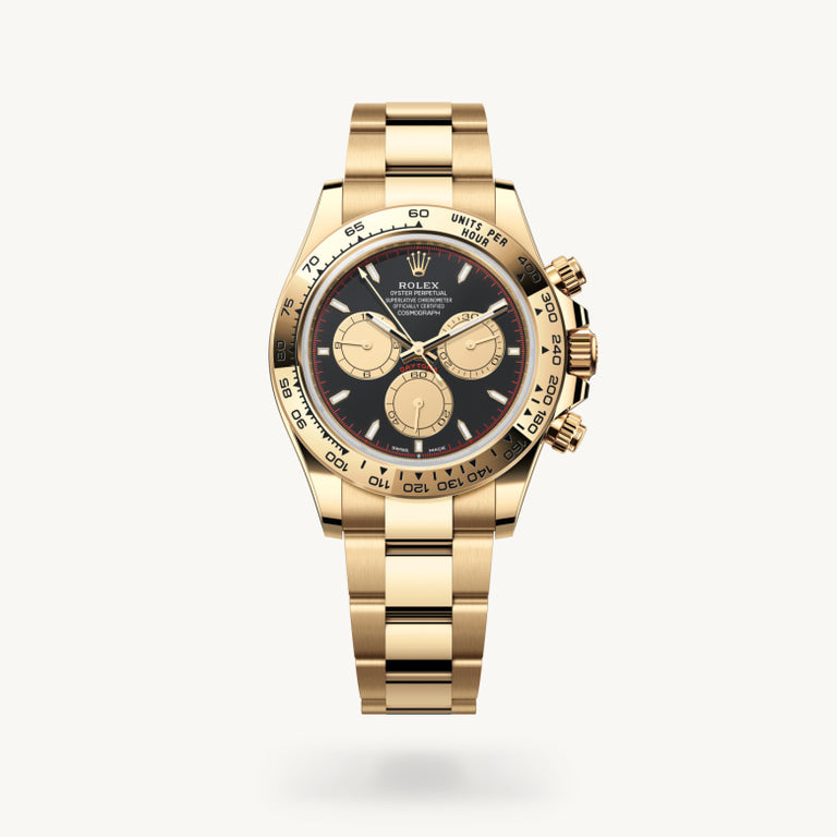 Rolex Cosmograph Daytona in 18 ct yellow gold,  M126508-0002 - Mallory Jewellers