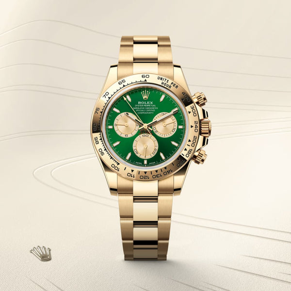Rolex Cosmograph Daytona in 18 ct yellow gold, M126508-0008 - Mallory Jewellers
