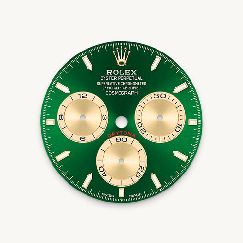 Bright green dial