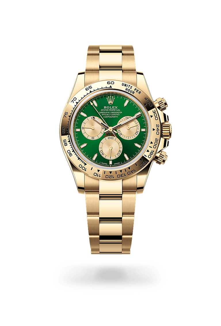 Rolex Cosmograph Daytona in 18 ct yellow gold, M126508-0008 - Mallory Jewellers