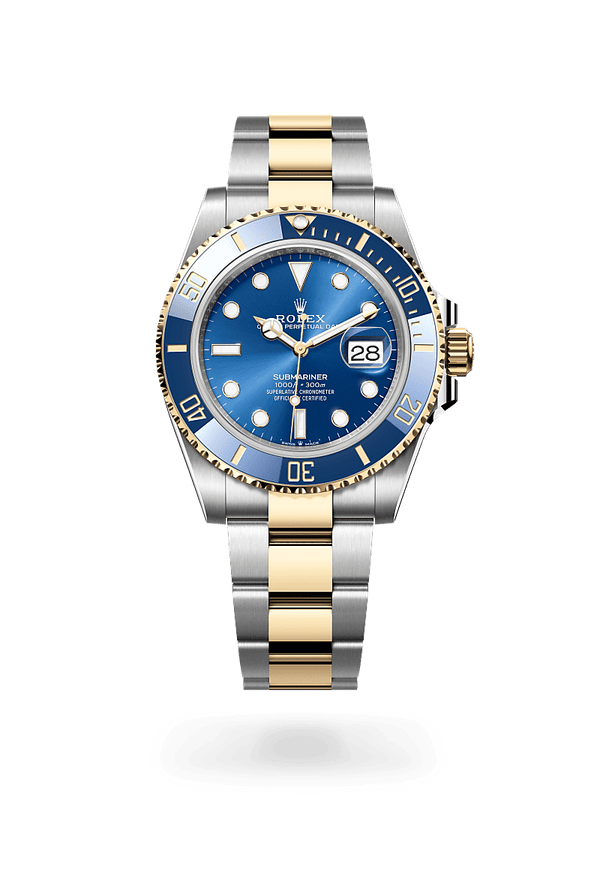 Rolex Submariner in Yellow Rolesor, M126613LB-0002 - Mallory Jewellers