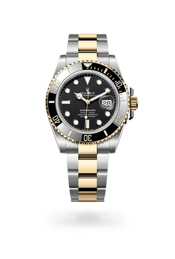 Rolex Submariner in Yellow Rolesor, M126613LN-0002 - Mallory Jewellers