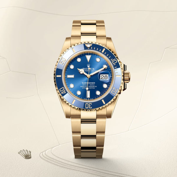 Rolex Submariner Date in 18 ct yellow gold, M126618LB-0002 - Mallory Jewellers