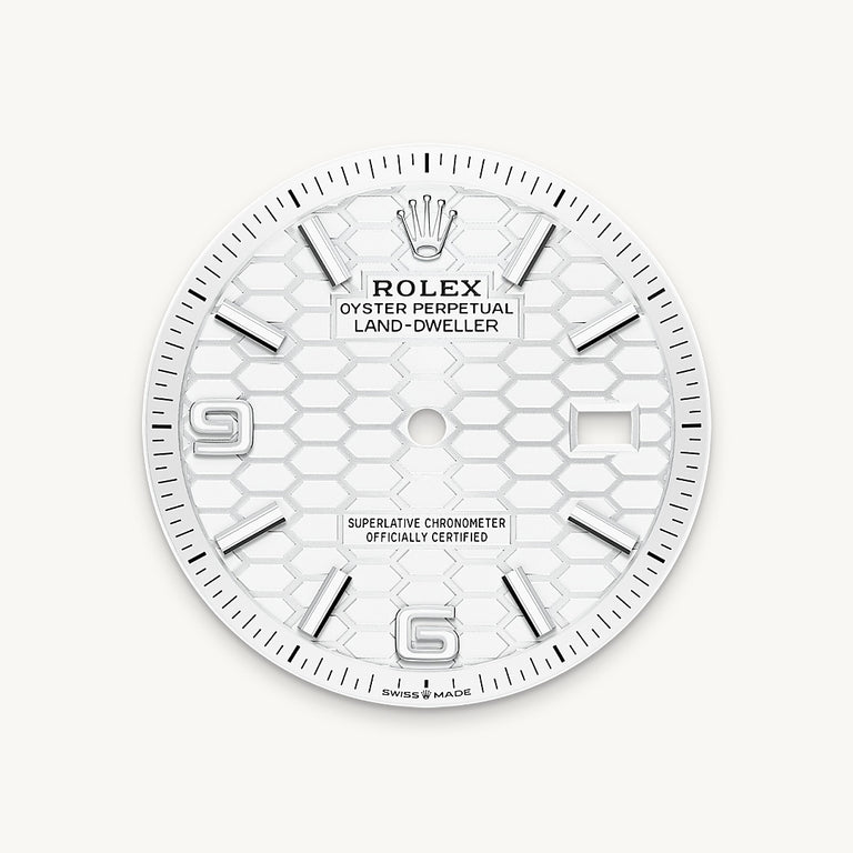 Intense white dial 