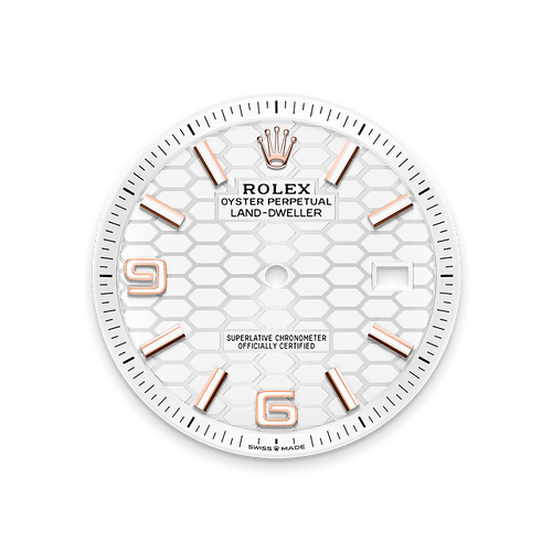 Intense white dial