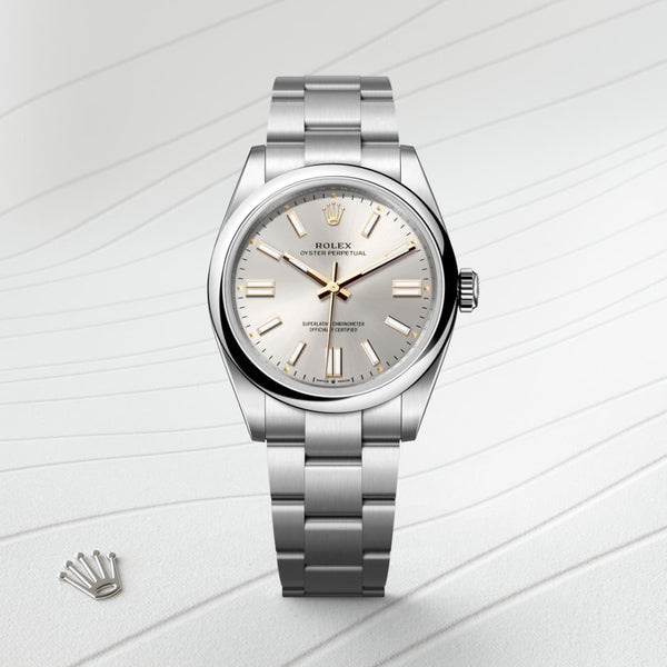 Rolex Oyster Perpetual 41 in Oystersteel, M134300-0001 - Mallory Jewellers