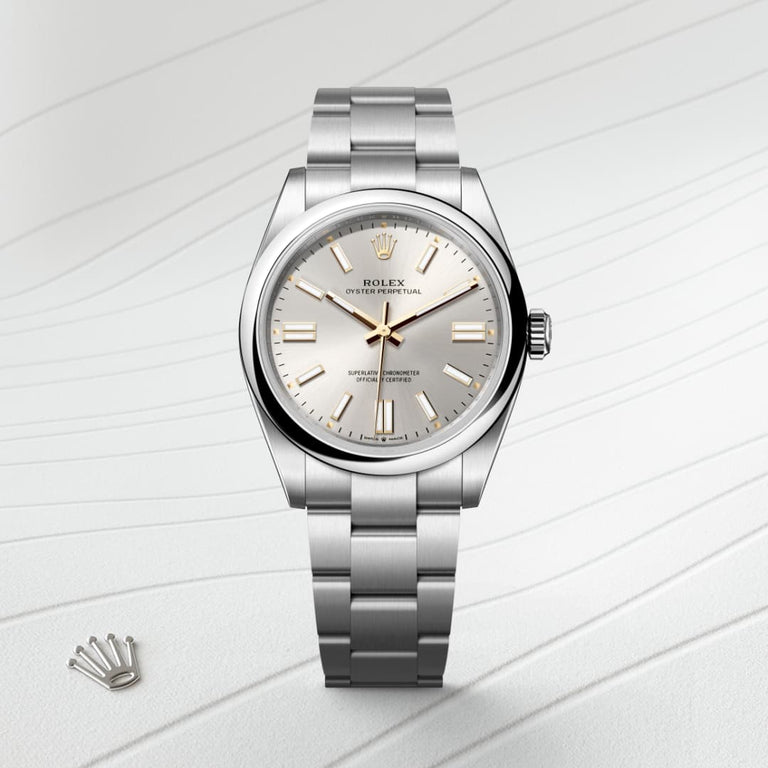 Rolex Oyster Perpetual 41 in Oystersteel, M134300-0001 - Mallory Jewellers