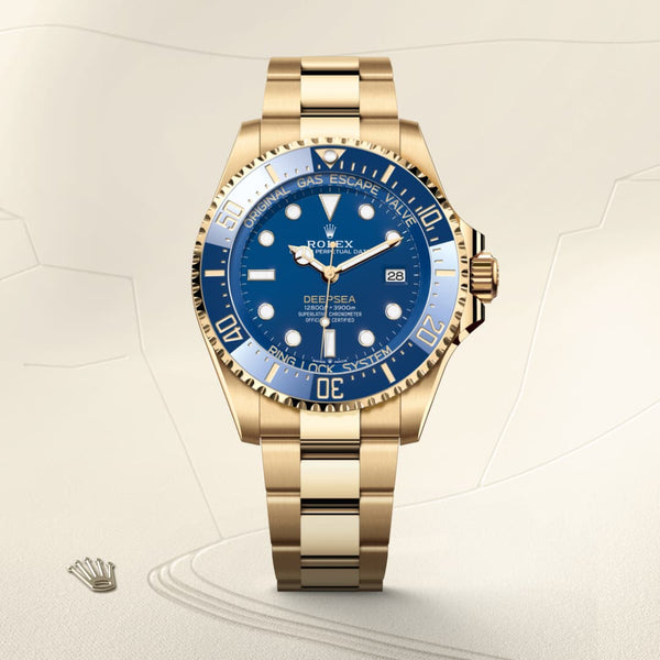 Rolex Deepsea in 18 ct yellow gold, M136668LB-0001 - Mallory Jewellers