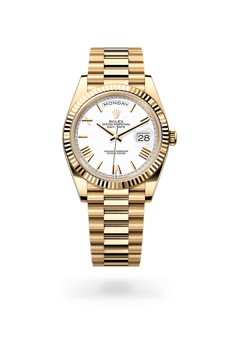 Rolex Day-Date in 18 ct yellow gold, M228238-0042 - Mallory Jewellers
