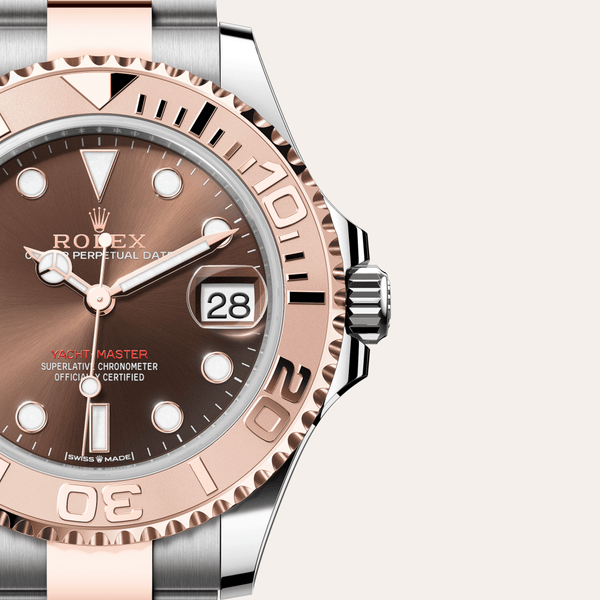Rolex Yacht-Master 37 in Everose Rolesor, M268621-0003 - Mallory Jewellers