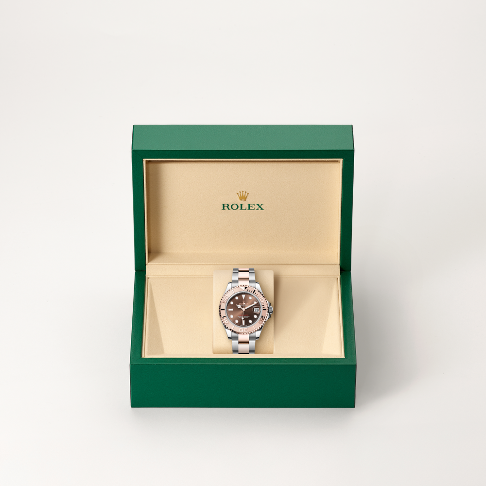 Rolex Yacht-Master 37 in Everose Rolesor, M268621-0003 - Mallory Jewellers
