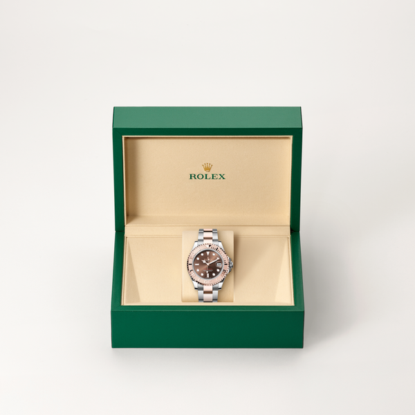 Rolex Yacht-Master 37 in Everose Rolesor, M268621-0003 - Mallory Jewellers