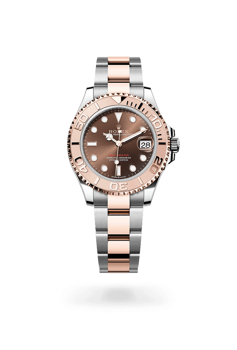 Rolex Yacht-Master 37 in Everose Rolesor, M268621-0003 - Mallory Jewellers