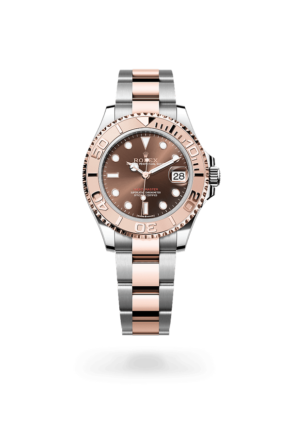 Rolex Yacht-Master in Everose Rolesor, M268621-0003 - Mallory Jewellers