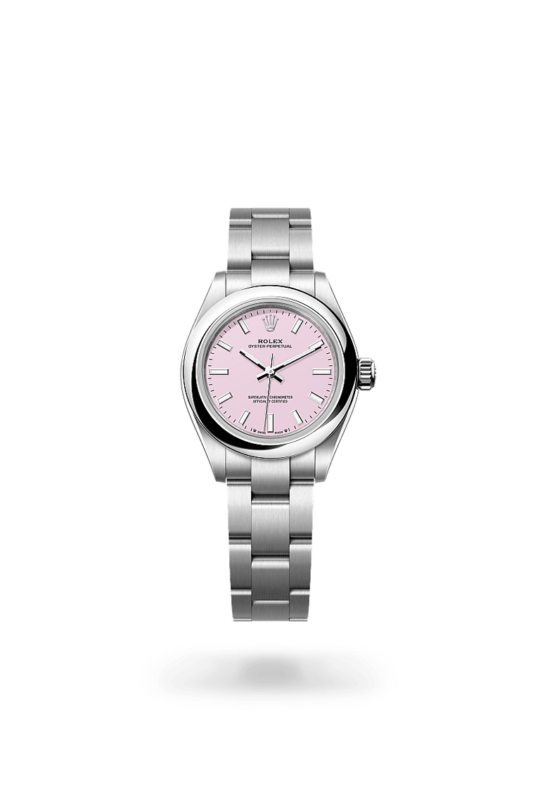 Rolex Oyster Perpetual 28 in Oystersteel, M276200-0009 - Mallory Jewellers