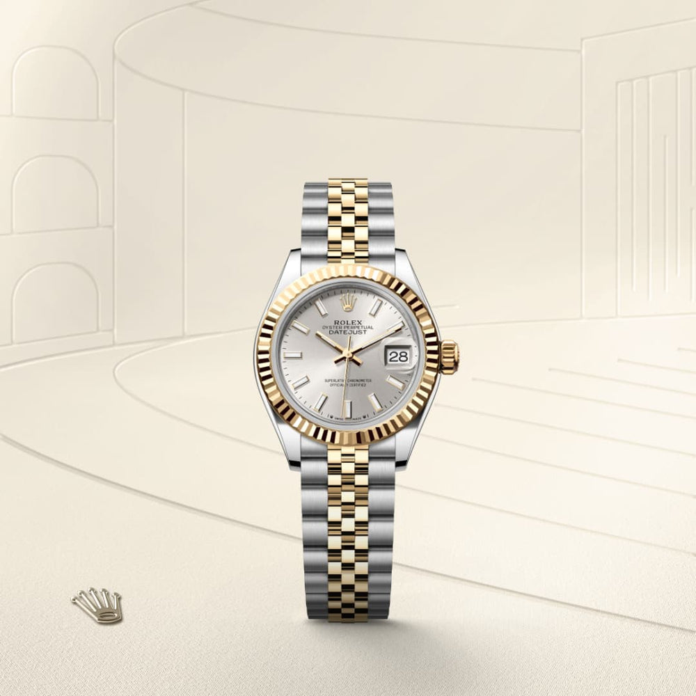 Rolex Lady-Datejust in Oystersteel and yellow gold, M279173-0019 - Mallory Jewellers