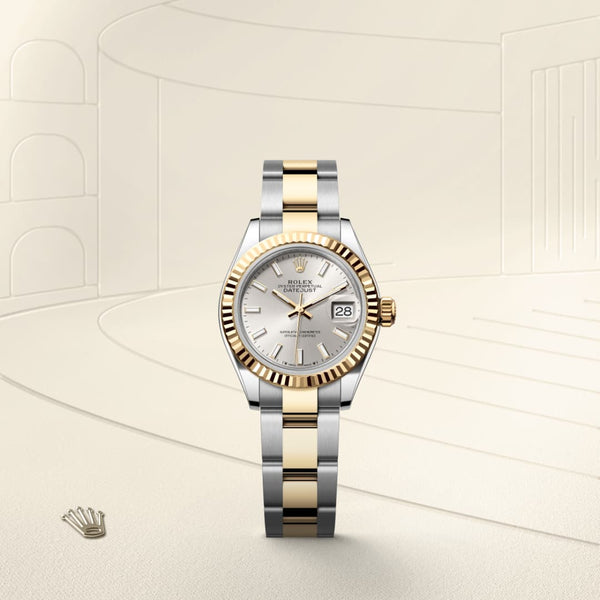 Rolex Lady-Datejust in Oystersteel and yellow gold, M279173-0020 - Mallory Jewellers