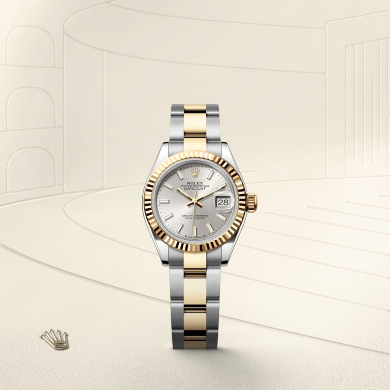 Rolex Lady-Datejust in Oystersteel and yellow gold, M279173-0020 - Mallory Jewellers