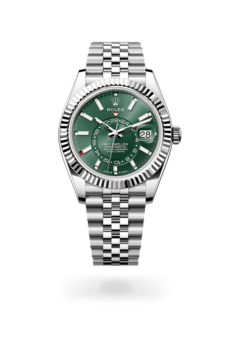 Rolex Sky-Dweller in White Rolesor, M336934-0002 - Mallory Jewellers
