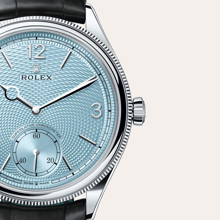 Rolex 1908 in 18 ct platinum, M52506-0003 - Mallory Jewellers