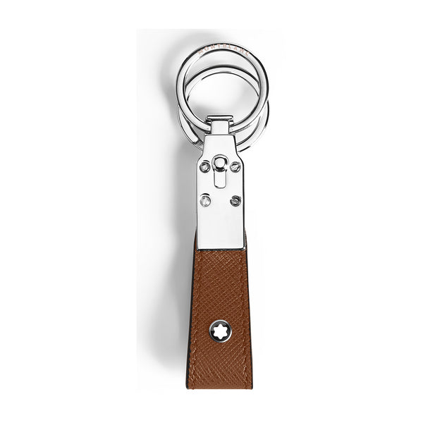 Montblanc Sartorial Brown Leather Key Fob