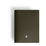 Montblanc Sartorial Khaki Leather Four Credit Card Wallet