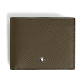 Montblanc Sartorial Khaki Leather Six Credit Card Wallet