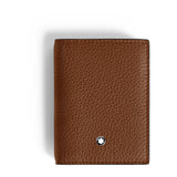 Montblanc Fauve Leather Four Credit Card Wallet