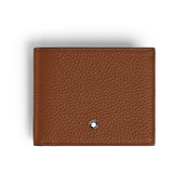 Montblanc Grain Brown Leather Six Credit Card Wallet