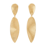 Marco Bicego Lunaria Twist 18ct Yellow Gold Drop Earrings