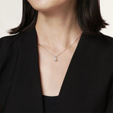 Mikimoto Classic 18ct White Gold Akoya Cultured Pearl and Diamond Pendant and Chain