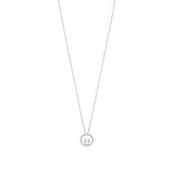 Mikimoto Circles 18ct White Gold Akoya Cultured Pearl and Diamond Pendant and Chain