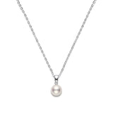 Mikimoto Classic 18ct White Gold Akoya Cultured Pearl Pendant and Chain