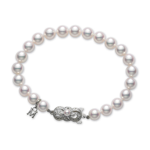 Mikimoto Classic 18ct White Gold Akoya Cultured Pearl Bracelet