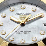 TAG Heuer Aquaracer Solargraph Steel and Yellow Gold Plated