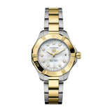 TAG Heuer Aquaracer Solargraph Steel and Yellow Gold Plated